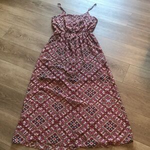 Xhilaration Patterned Maxi Dress szS
